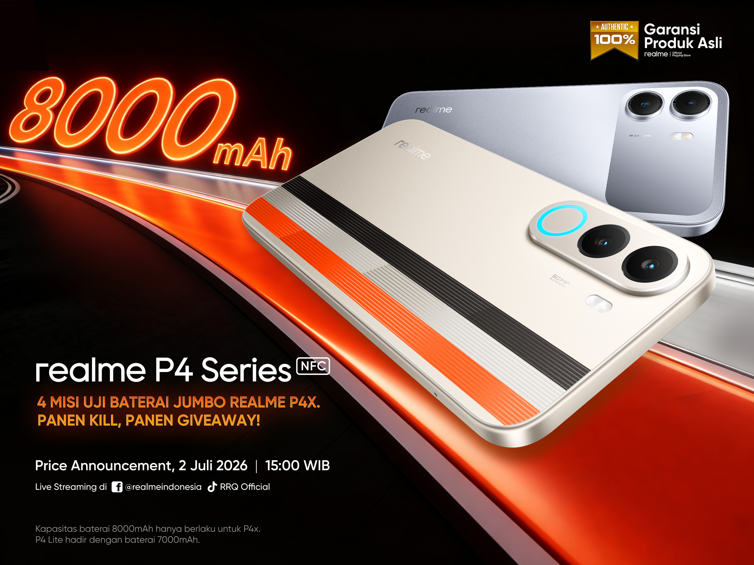 realme P4 Series Siap Meluncur 2 Juli, Baterai 8000mAh Paling Terjangkau