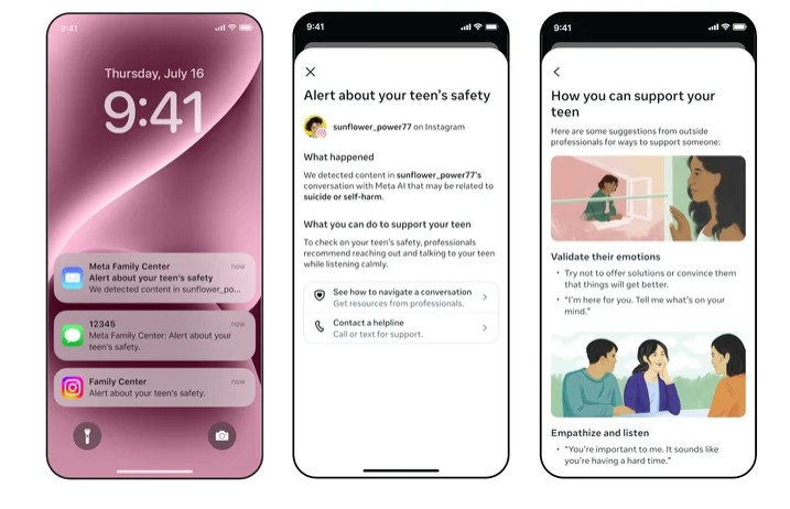 Meta AI Akan Peringatkan Orang Tua Jika Remaja Membahas Bunuh Diri atau Melukai Diri