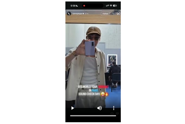 J-Hope BTS Pamer Samsung Galaxy Z Fold8 Jelang Galaxy Unpacked