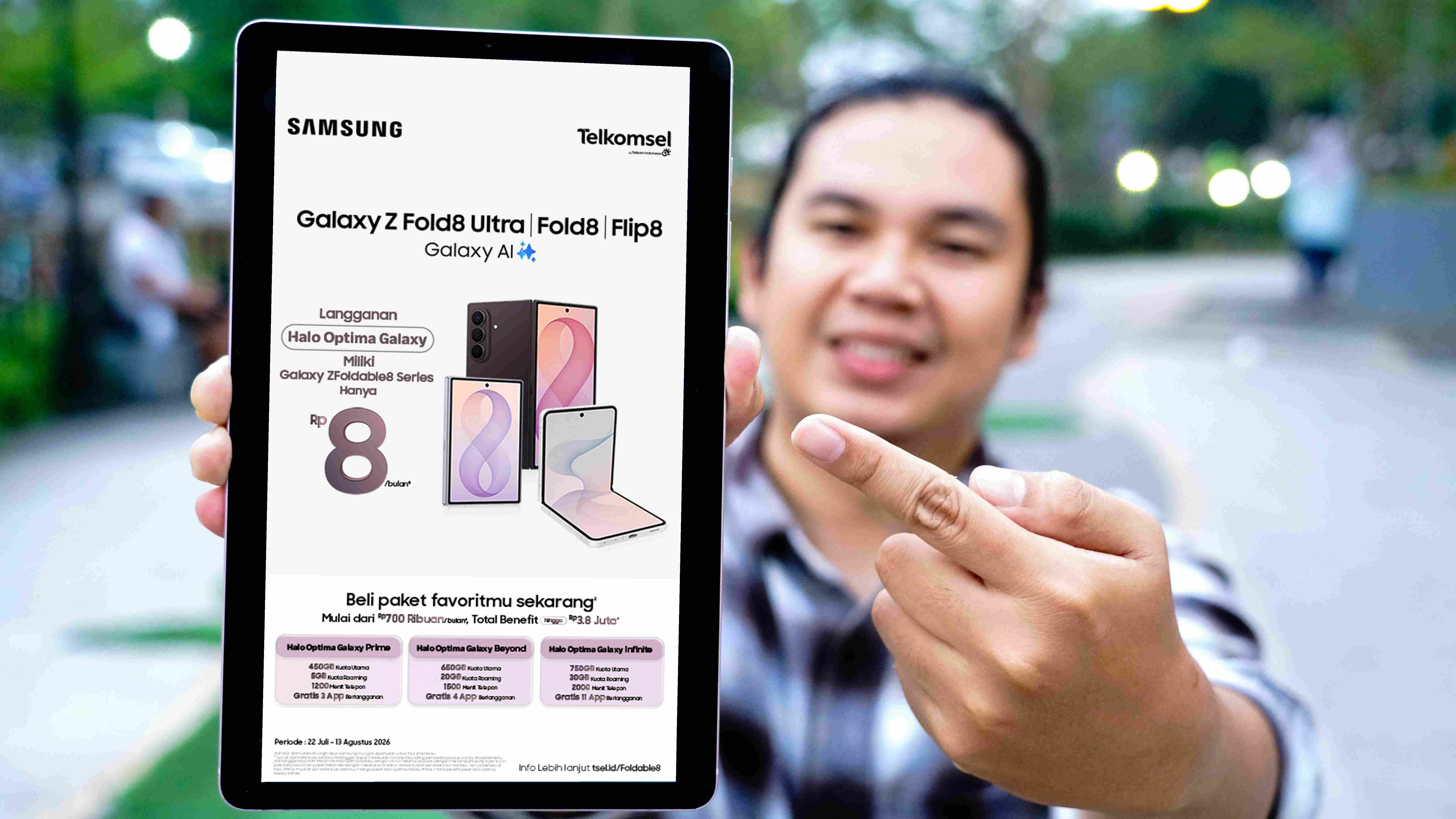 Telkomsel dan Samsung Hadirkan Paket Bundling Halo Optima Galaxy
