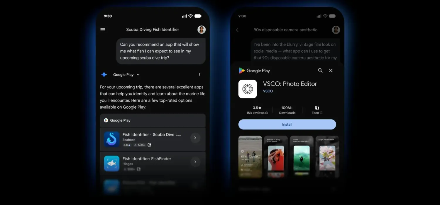 Gemini Android Kini Terintegrasi dengan Google Play Store