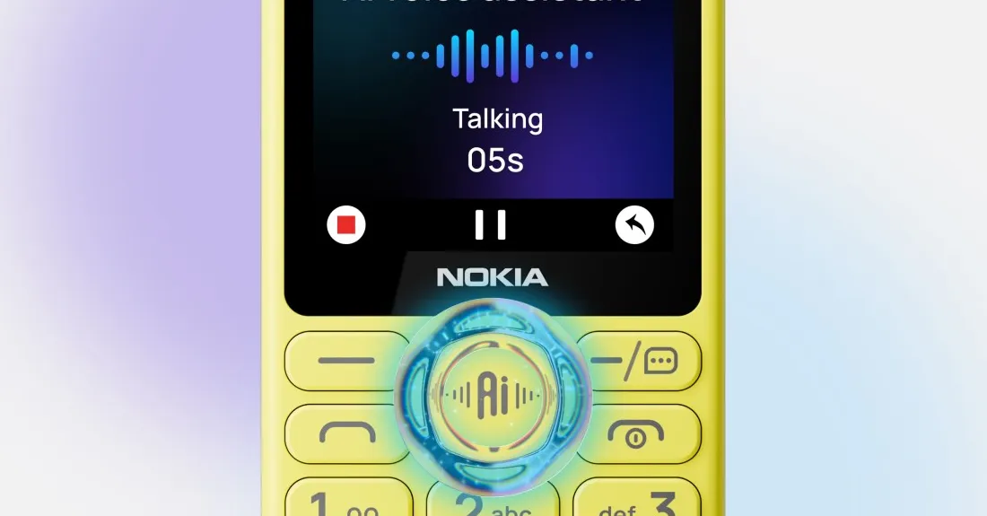 Nokia Luncurkan Ponsel Fitur 4G Dilengkapi AI