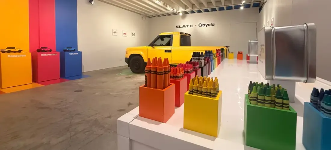Slate dan Crayola Hadirkan Warna Cerah untuk Truk Listrik