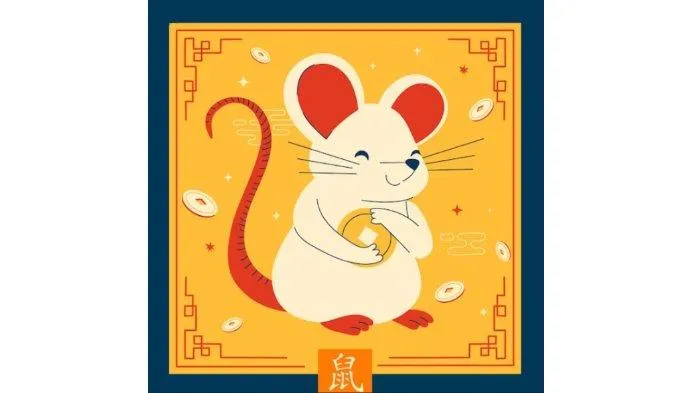 Ilustrasi Shio Tikus.