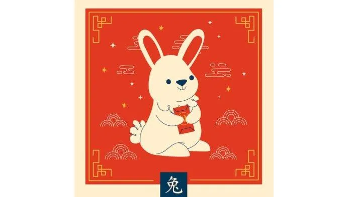 Ilustrasi Shio Kelinci.