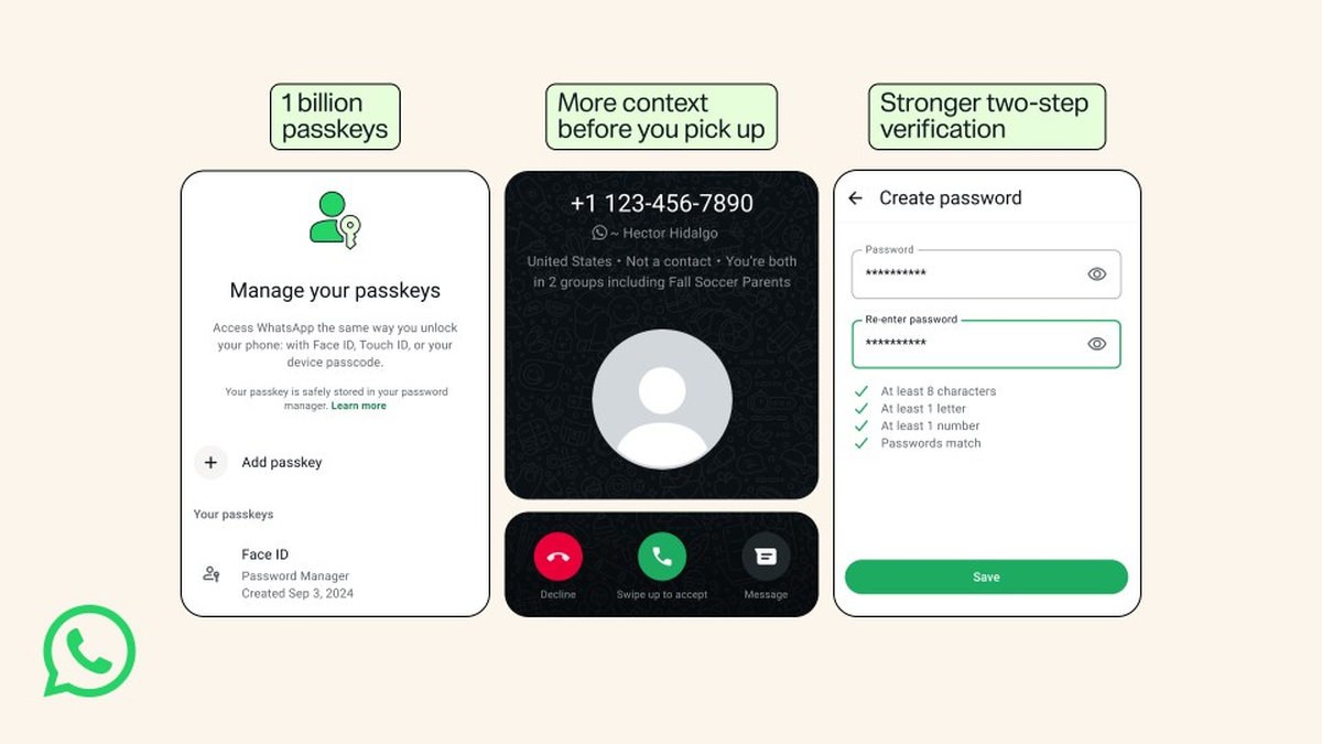 Verifikasi Dua Langkah di WhatsApp Kini Pakai Password 