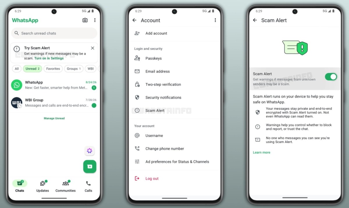 WhatsApp Mulai Uji Coba Fitur Scam Alert di Android