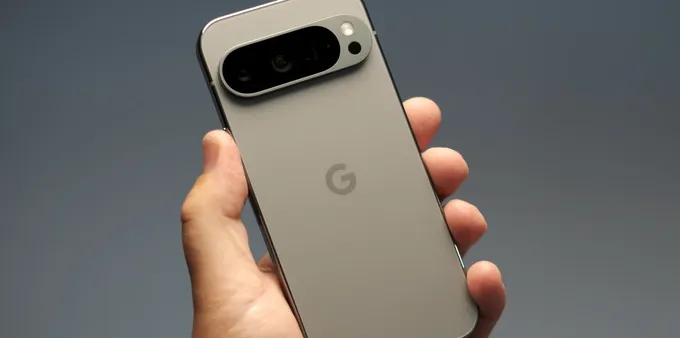 A person holding onto a Google Pixel phone