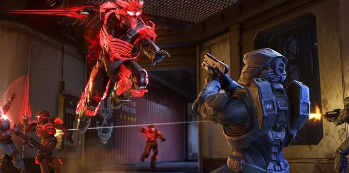 Halo Infinite red vs blue zombies mode