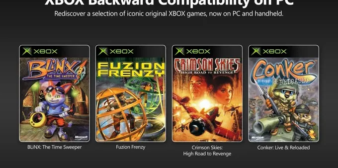 original Xbox cases for the 4 released games