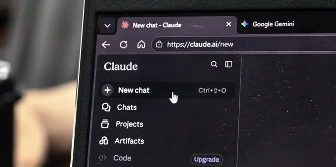 Tangkapan layar antarmuka Claude AI