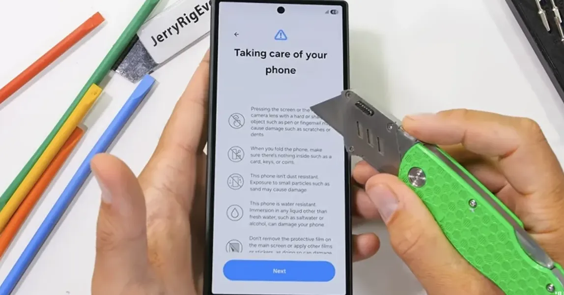 Samsung Galaxy Z Fold8 Ultra Diuji Ketahanan, Lolos Tes Tekuk Pertama tetapi Rusak pada Percobaan Kedua