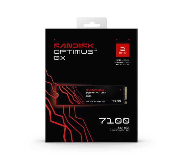 SanDisk Optimus GX 7100 2TB: SSD PCIe Gen 4 dengan Kecepatan Baca 7.250 MB/s