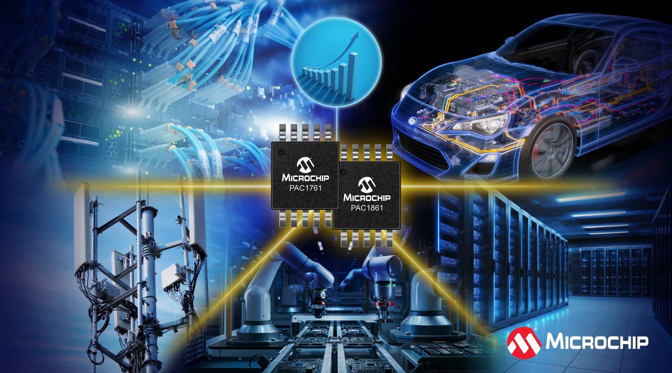 Microchip Luncurkan Monitor Daya Digital 65V PAC1761 dan PAC1861