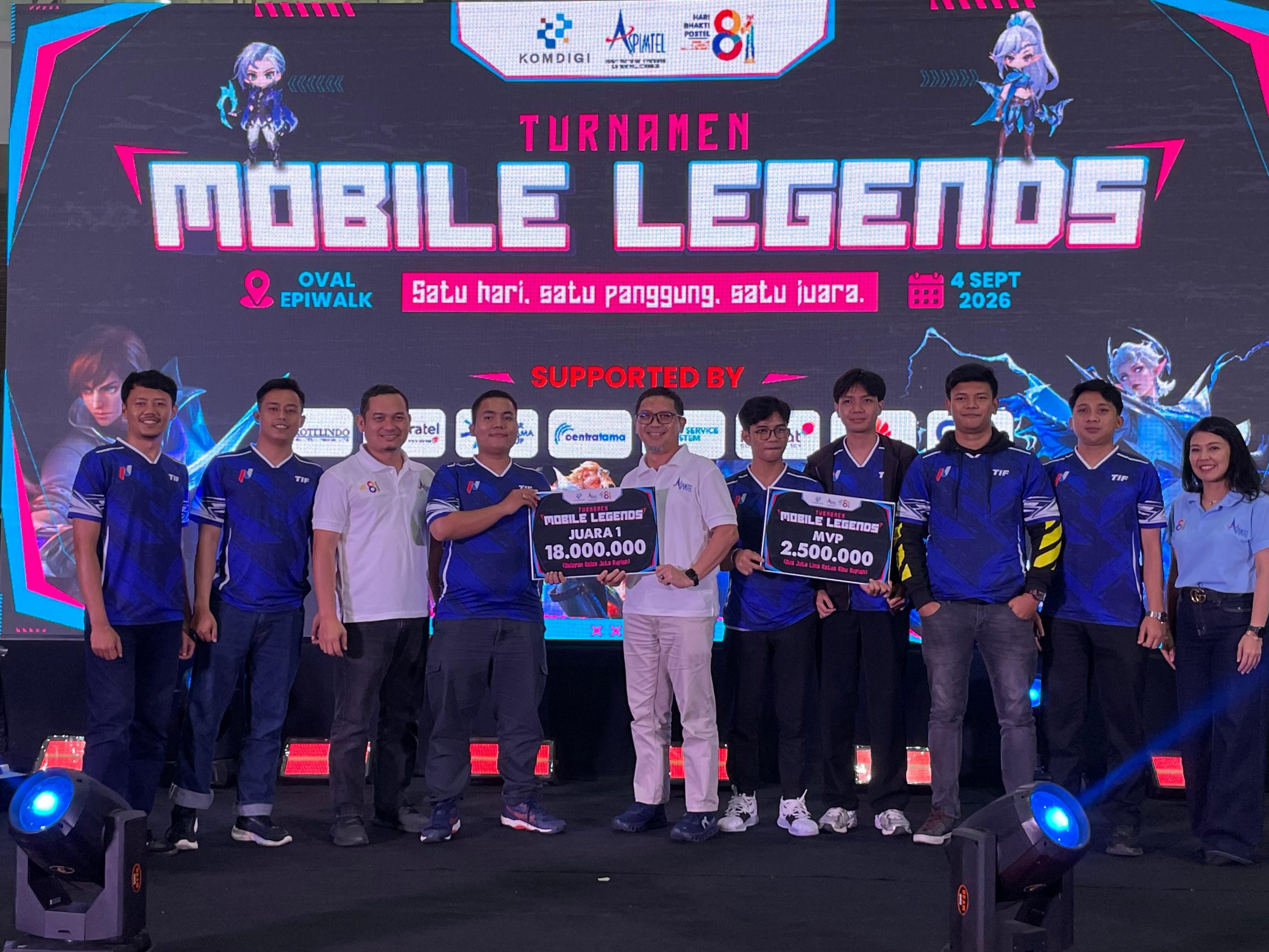 ASPIMTEL Gelar Turnamen Esports Mobile Legends Perdana Hari Bhakti Postel ke-81
