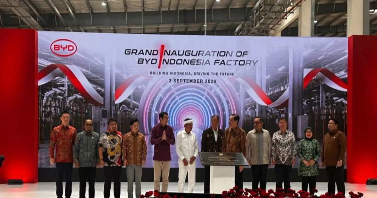 Pabrik BYD Subang Serap 5.000 Pekerja Lokal, Kapasitas 150 Ribu Unit