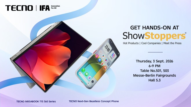 Tecno Pamerkan Ponsel Tanpa Bezel 0 mm