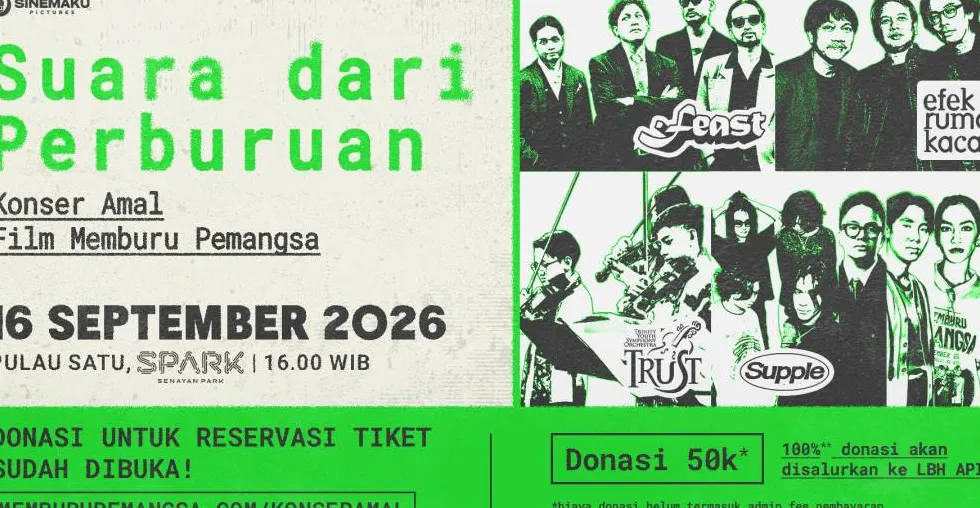 Konser Suara dari Perburuan: Donasi Rp50 Ribu untuk Perlindungan Anak
