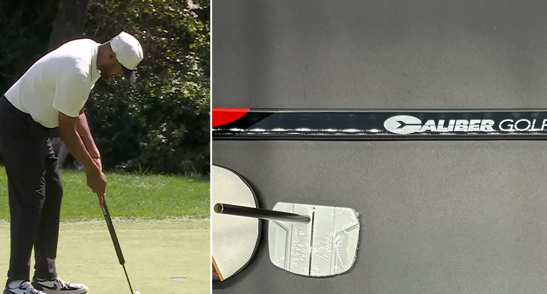 What in the world is Tony Finau's hockey-stick putter grip? | Tour Report