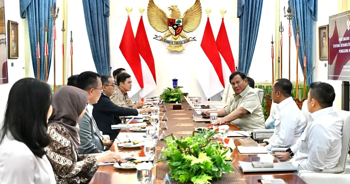 Prabowo Minta Model Rehabilitasi Narkoba Remaja Berbasis Teknologi