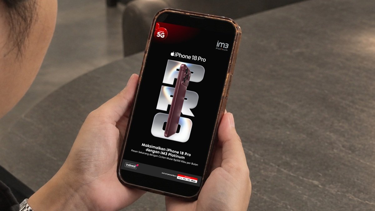 IM3 Platinum Hadirkan Paket Bundling iPhone 18 Pro Mulai Rp499 Ribu