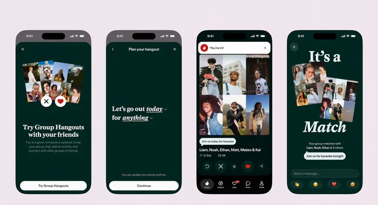Tinder Uji Fitur Group Hangouts, Alternatif Kencan Tanpa Harus Berdua