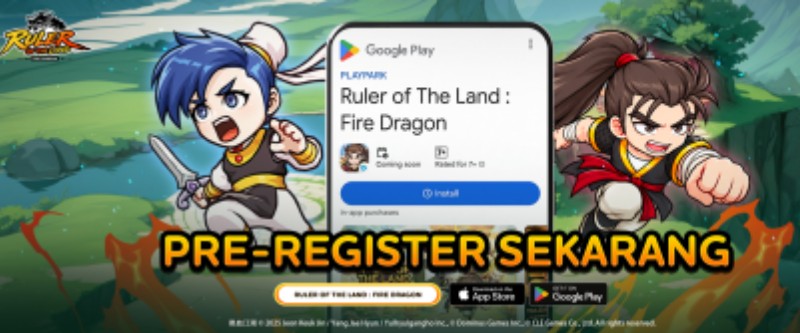 Ruler of the Land: Fire Dragon Buka Pre-Registrasi, Siapkan Beragam Reward untuk Pemain