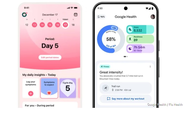Google Integrasikan Data Menstruasi ke Aplikasi Google Health