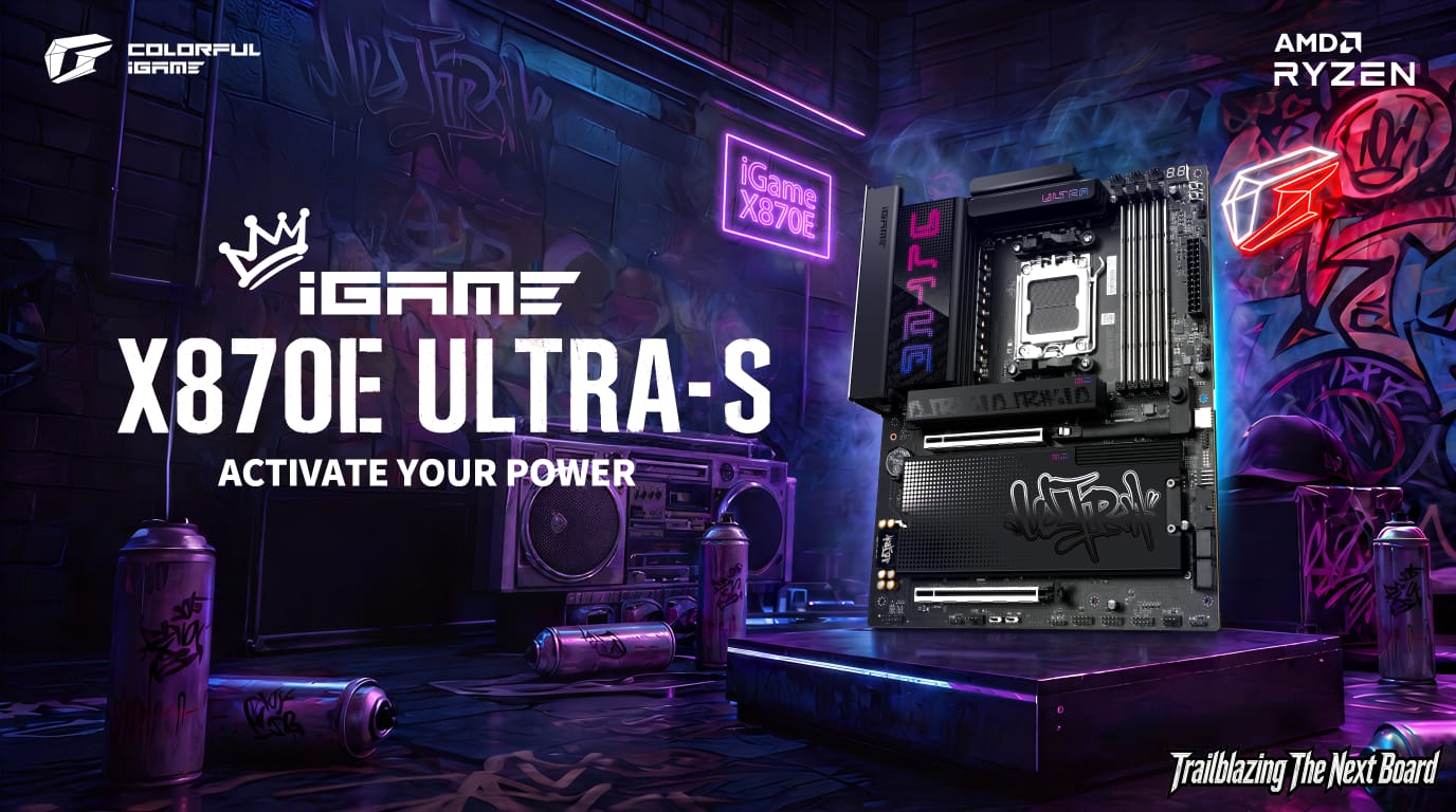 COLORFUL Rilis Motherboard iGame X870E ULTRA-S V14